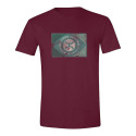 Extra-Large Maroon Rectangle Premium Quality Tee-Shirt