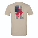 Small Sand Bronc Flag Sand Tee-Shirt