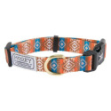 Nomad Medium Aztec Dirty Turquoise Dog Collar