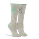 Rowan Julep / Gray Women's Boot Sock, 2-Pack, L