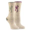 Rowan Laurel Wreath / Magenta Women's Boot Sock, 2-Pack, M