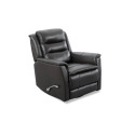 Granite Leather Swivel Recliner