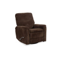 Chocolate Swivel Glider Recliner