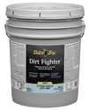 Dirt Fighter Exterior Acrylic Latex Paint Flat Neutral Base T 5 Gal