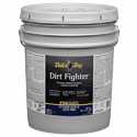 Dirt Fighter Exterior Latex Paint Satin Ultra White 5-Gallon