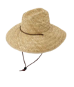 5-Inch Brim, One Size Fits Most, Elastic Stretch Fit, Rush Straw Hat With Terry Cloth Sweatband,  With Chin Cord
