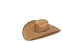 6-1/2-Inch Brim, One Size Fits Most, Dark, Woven Palm, Elastic Stretch Fit, Large Brim Western Hat