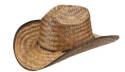 3-1/2-Inch Brim, One Size Fits Most, Elastic Stretch Fit, Western Outback Palmleaf Hat