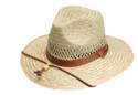 Extra-Large, Rush Safari Straw Hat With Chin Cord