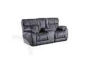 Next Level Wild Card Impact Pearl Double Reclining Sofa With Drop Down Table
