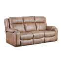 Contour Leather Power Reclining Sofa With Power Tilt Headrest & Next Level Reclining