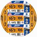 100-Foot 10/2 Nm-B Electrical Cable With Ground