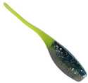 2-Inch Blue Thunder/Chartreuse Stinger Shad 8-Pack