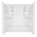 60 x 32-Inch High Gloss White Classic Bathtub Wall Set