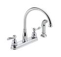 Chrome Windemere® 2-Handle Kitchen Faucet With Sprayer