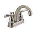 Windemere Brushed Nickel Two Handle Centerset Bathroom Faucet