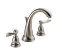 Windemere Brushed Nickel Two Handle Widespread Bathroom Faucet