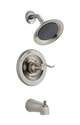 Monitor® 14 Series Brushed Nickel 1-Handle Tub & Shower Trim Kit - 1-Function Showerhead, 1.75 GPM, MultiChoice® Valve Included