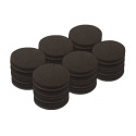 1-1/2-Inch Brown Super Sliders Felt Pads 24-Piece