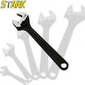 10-Inch Black Adjustable Wrench