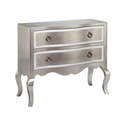 Penner Silver & White 2-Drawer Chest