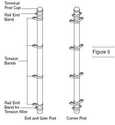 2-1/2 in X 8 ft 13 Gauge Galvanized Terminal Post for Chain Link Fences