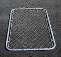 4 ft X 4 ft 12.5 Gauge Galvanized Steel Bent Frame Walk-Thru Residential Fence Gate