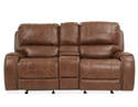 Keily Brown Manual Motion Reclining Loveseat
