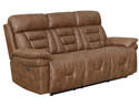 Brock Cinnamon Dual-Power Reclining Sofa