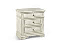 Highland Park Cathedral White Nightstand