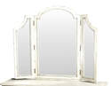 Highland Park Cathedral White Vanity Mirror
