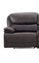 Plaza Smoked Gray Left Arm Power Recliner