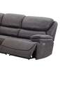 Plaza Smoked Gray Right Arm Power Recliner