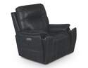 Lexington Ocean Blue Power Headrest, Footrest & Lumbar Recliner