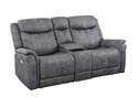 Morrison Stone Dual-Power Reclining Console Loveseat