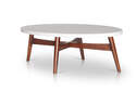 Serena Silverstone Oval Cocktail Table