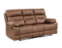 Rudger Chestnut Manual Reclining Sofa