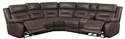 Aria Saddle Brown Right Arm Facing Power Reclining Loveseat