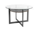 Olson 48-Inch Round Glass Dining Table