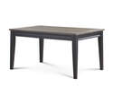 59-1/2-Inch Raven Noir Two-Tone Dining Table