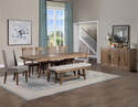 Riverdale 6-Piece Rustic Ranch Dining Set