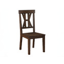 Auburn Dark Tobacco Wood Side Chair