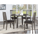 Yorktown Gray 5-Piece Dining Set, Includes Table & 4 Side Chairs