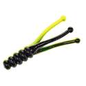 2-Inch Tuxedo Black/Chartreuse Joker Panfish Baits 15-Pack