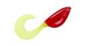 2-Inch Red/Chartreuse Sparkle Shad Pole Ct Swim Bait