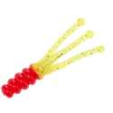 2-Inch Red/Chartreuse/Sparkle Joker Panfish Baits 15-Pack