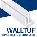WallTuf Outside Corner Molding 8 Ft White