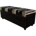 18 x 48 x 16-Inch Gray Batu Storage Ottoman