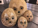 4-Inch Garden Art  Boulder Cat