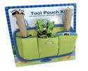 Blue Tool Pouch Garden Kit, 4-Piece